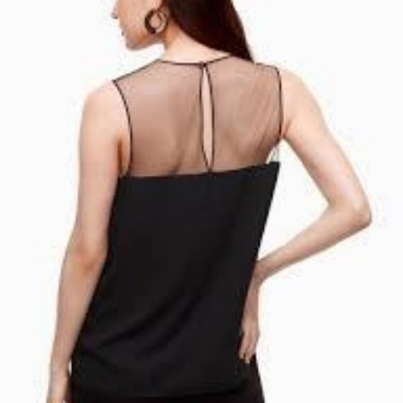 Babaton Lionel Blouse Sz Small BLACK Aritzia - Picture 3 of 9